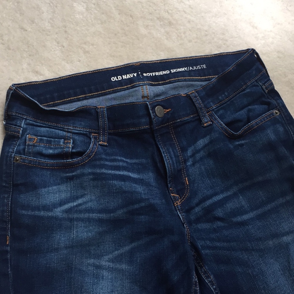 Old navy Boyfriend Skinny cropped jeans
